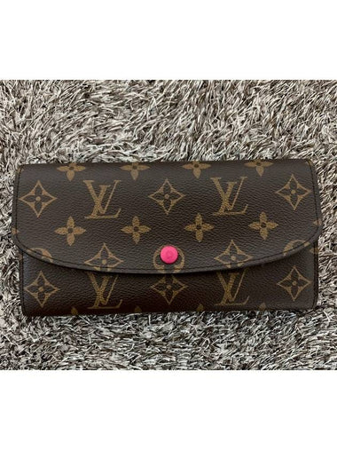 Emily Wallet Fuchsia Long - LOUIS VUITTON - BALAAN 1