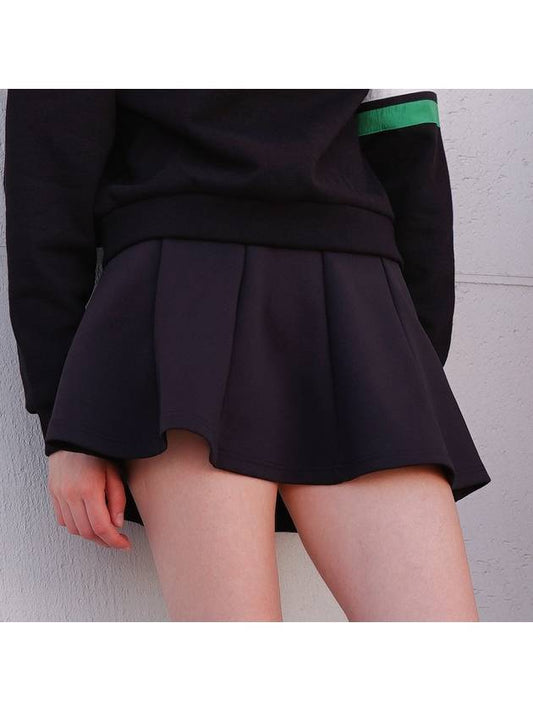 Banding flare skirt BLACK TMFGC20409 - TRIMERE - BALAAN 1