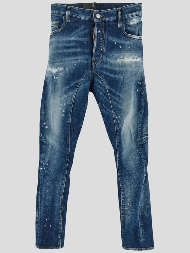 Distressed Skinny Jeans Blue - DSQUARED2 - BALAAN 2