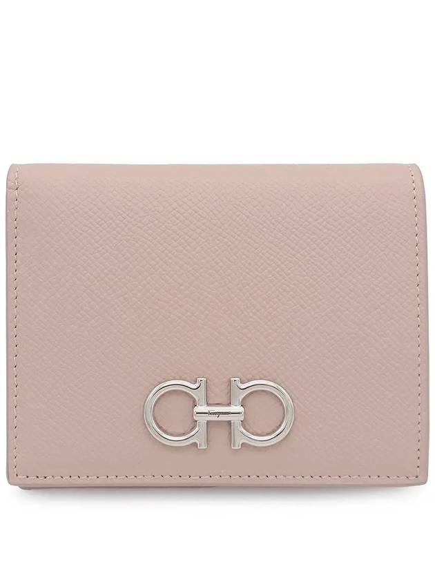 Ferragamo Gancini Compact Wallet 22 D780 BLUSH PINK 0774984 - SALVATORE FERRAGAMO - BALAAN 1