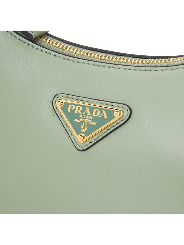 Arque Leather Shoulder Bag Aquamarine - PRADA - BALAAN 9