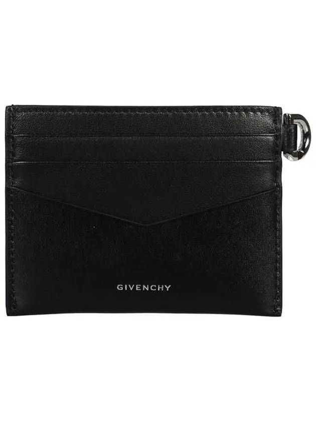 4G Logo Card Wallet Black - GIVENCHY - BALAAN 4