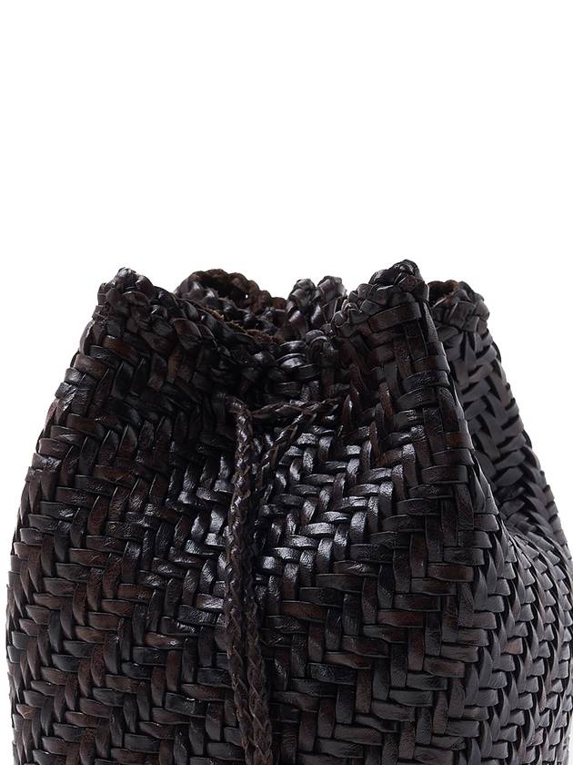 Pom Pom Double Jump Bucket Bag Dark Brown - DRAGON DIFFUSION - BALAAN 8