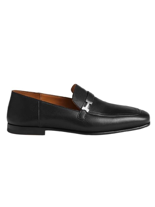 Giovanni Goatskin Loafer Noir - HERMES - BALAAN 1