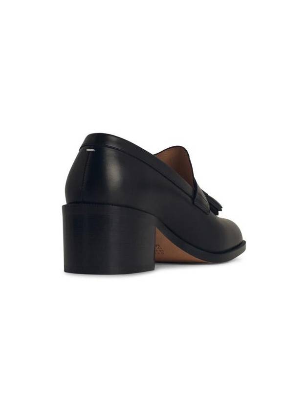 Maison Margiela 'Tabi' Black Leather Loafers - MAISON MARGIELA - BALAAN 3