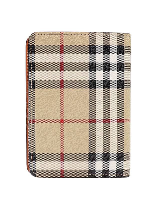 Vintage Check Passport Wallet Beige - BURBERRY - BALAAN 3