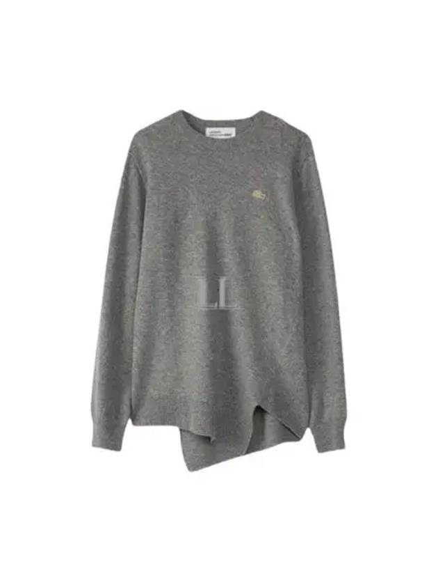 Crocodile Patch Knit Top Grey - COMME DES GARCONS - BALAAN 2