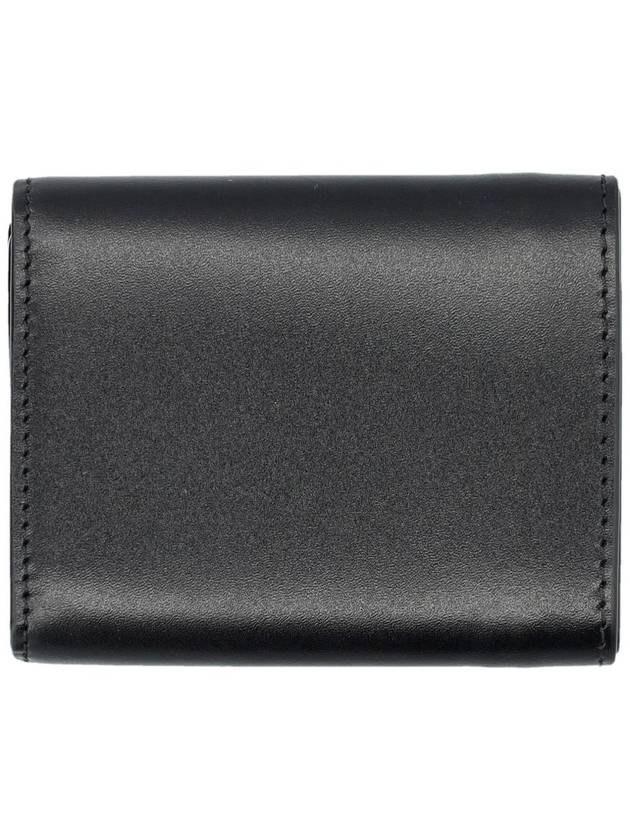 Logo Coin Leather Folder Half Wallet Black - A.P.C. - BALAAN 3