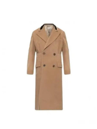 Men's Wool Double Coat Beige - MAISON MARGIELA - BALAAN 2