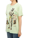 Women s Short Sleeve T Shirt HOLLYWOOD ESW LIME W - WILD DONKEY - BALAAN 2