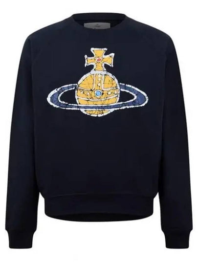 Time Machine Raglan Sweatshirt Navy - VIVIENNE WESTWOOD - BALAAN 2