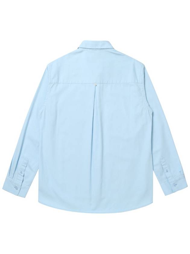 Oxford Long Sleeve Shirt Sky Blue - SOLEW - BALAAN 3