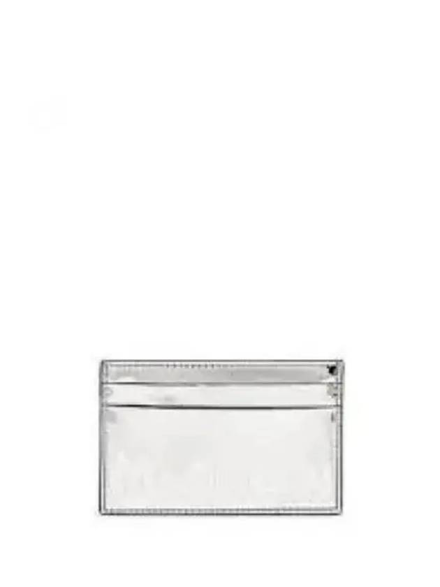 Logo Print Card Wallet Silver - ALEXANDER MCQUEEN - BALAAN 2