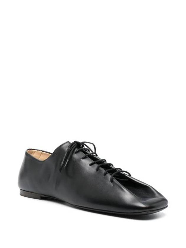 Souris Nappa Leather Flat Classic Derbies Black - LEMAIRE - BALAAN 4