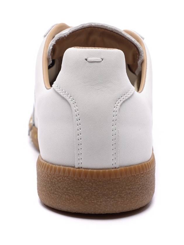 Men's Replica German Army Paint Low Top Sneakers White - MAISON MARGIELA - BALAAN 5