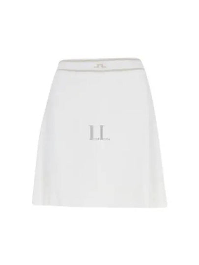 Emma Knit Skirt White - J.LINDEBERG - BALAAN 2