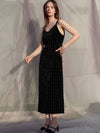 Hollywood Ornament Velvet Long Dress Black - SORRY TOO MUCH LOVE - BALAAN 2