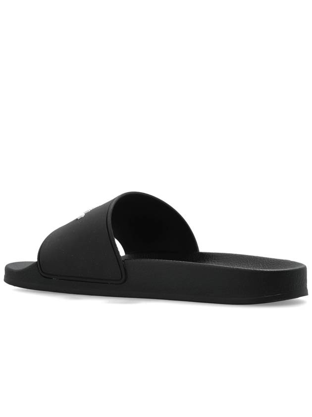 Palm Angels Slides With Logo, Women's, Black - PALM ANGELS - BALAAN 5