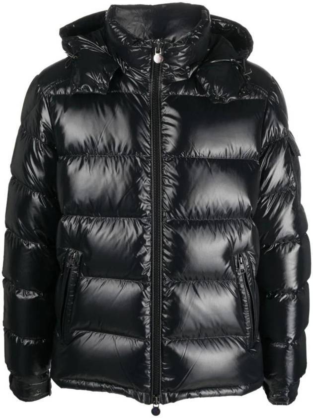 Maya Short Down Padding Black - MONCLER - BALAAN 1