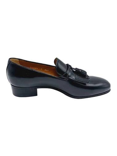 Tassel Leather Loafers Black - GUCCI - BALAAN 1