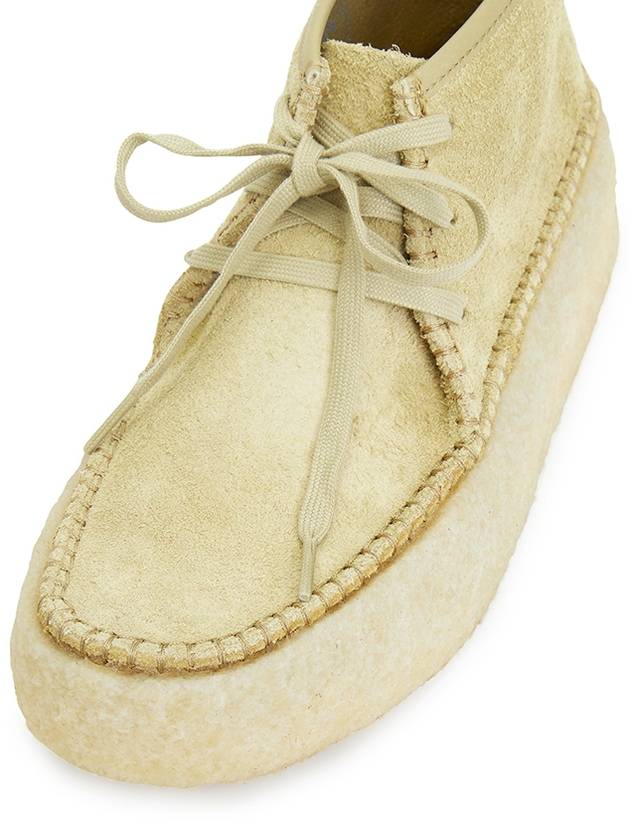 Men's Original Caravan Maple Suede Lace-up Ivory - CLARKS - BALAAN 8