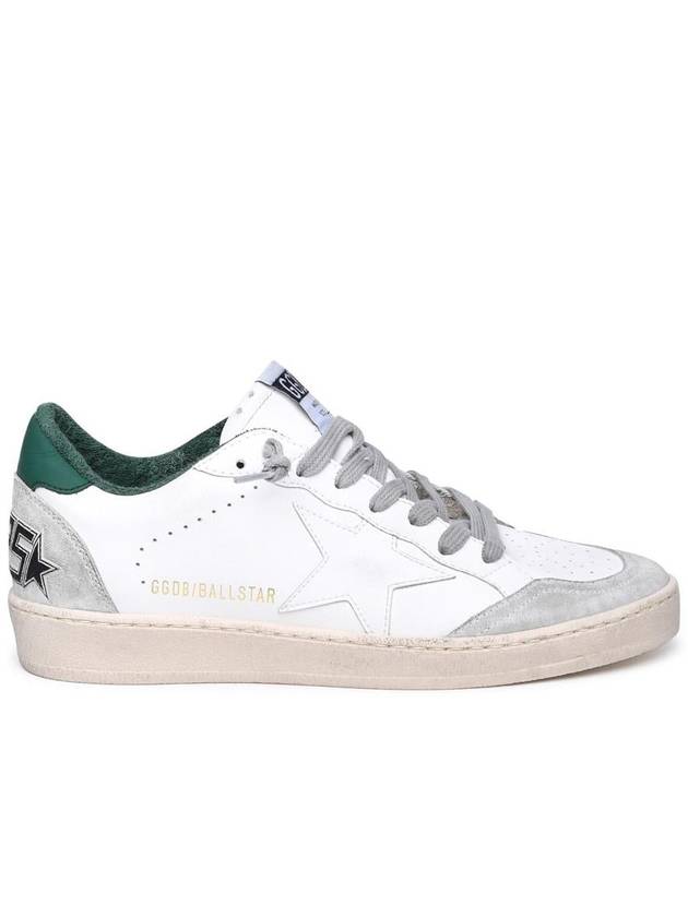 Ball Star Leather Low Top Sneakers White - GOLDEN GOOSE - BALAAN 2