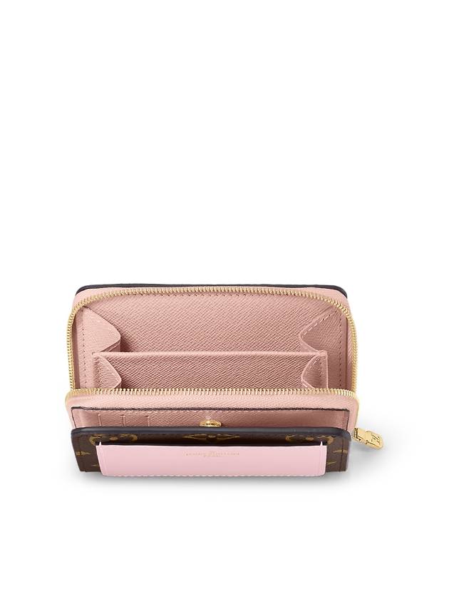 Lou Monogram Coated Canvas Wallet Pink - LOUIS VUITTON - BALAAN 5