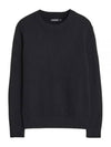 Archer Structure Crew Neck Sweatshirt Black - J.LINDEBERG - BALAAN 2