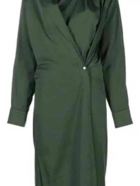 Twisted blouse dress green DR1028LF1130GR698 1199966 - LEMAIRE - BALAAN 1