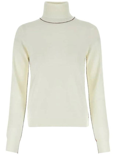 Women's Work In Progress Turtleneck Ecru - MAISON MARGIELA - BALAAN 2