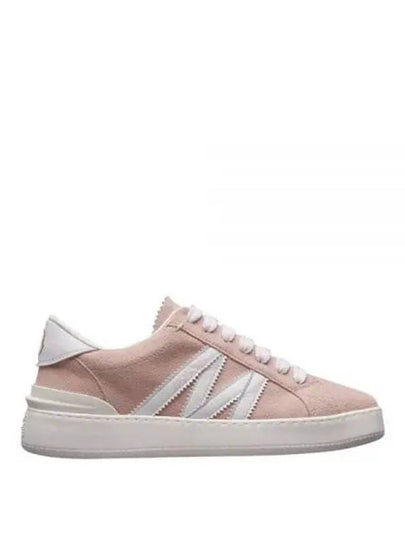 Monaco Trainer Low Top Sneakers Light Pink - MONCLER - BALAAN 2