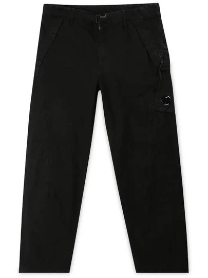 Batic Utility Straight Pants Black - CP COMPANY - BALAAN 2