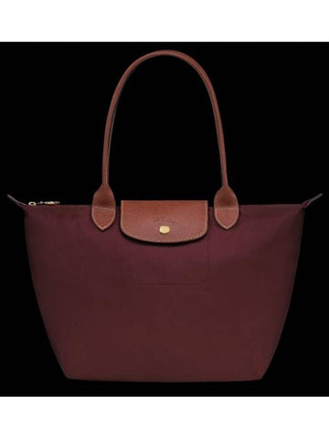 Le Pliage Original Medium Tote Bag Burgundy - LONGCHAMP - BALAAN 1