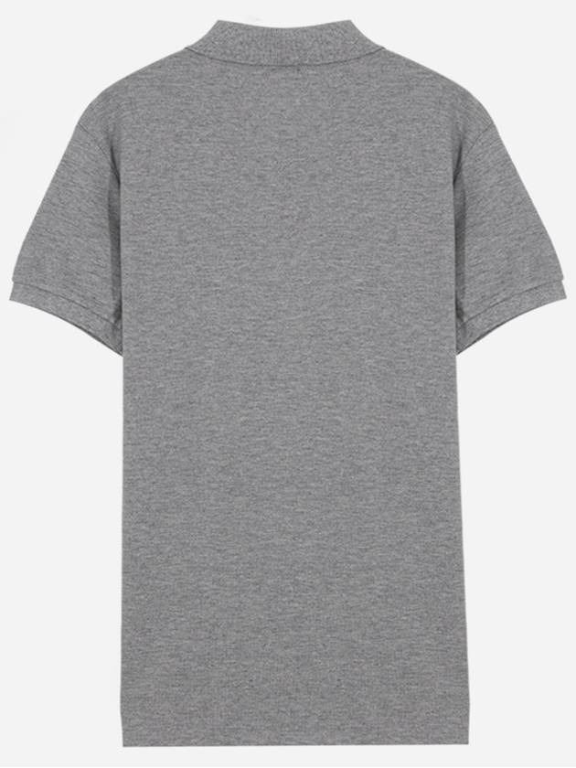 Men's Pony Slim Fit Short Sleeve Polo Shirt Grey - POLO RALPH LAUREN - BALAAN 6