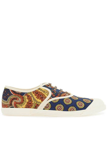 multicolor cotton sneakers with elaborate print - VALENTINO - BALAAN 1