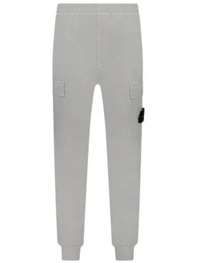 Stretch Cotton Cargo Straight Pants Grey - STONE ISLAND - BALAAN 2