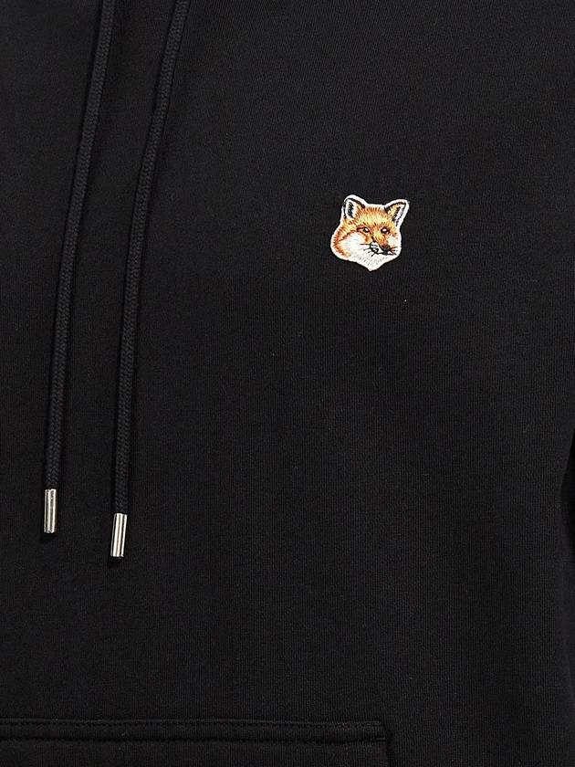 Fox Head Patch Regular Hoodie Black - MAISON KITSUNE - BALAAN 5