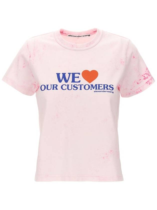 Alexander Wang 'We Love Our Customers' T-Shirt - ALEXANDER WANG - BALAAN 1