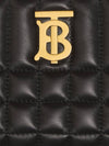 Quilted Leather Mini Lola Camera Shoulder Bag Black - BURBERRY - BALAAN 6