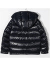 Moncler Junior 12 14 MAYA Hooded Down Jacket Navy - MONCLER - BALAAN 3