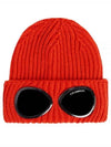 Signature Goggles Wool Beanie Red - CP COMPANY - BALAAN 2