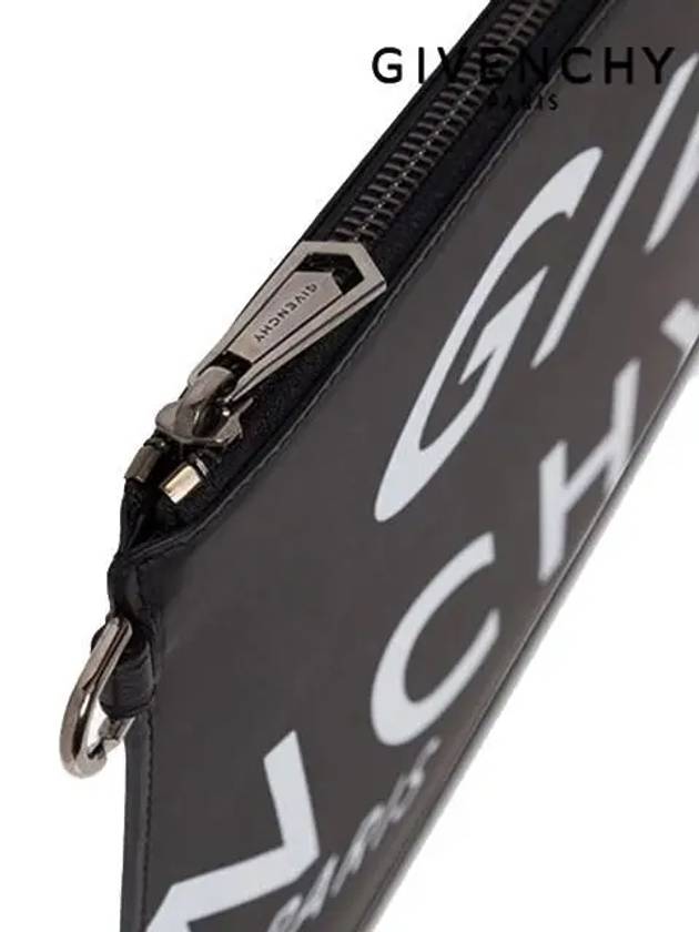 Big Logo Print Clutch Bag Black - GIVENCHY - BALAAN 8