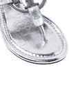 Women's Miller Flip Flops Silver - TORY BURCH - BALAAN 10