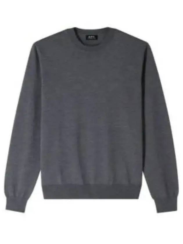 Matt Logo Knit Top Grey - A.P.C. - BALAAN 2