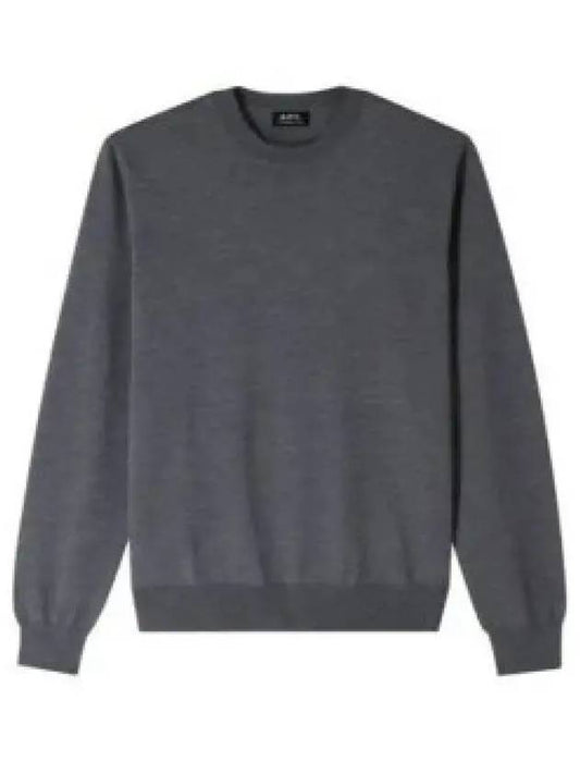 Matt Logo Knit Top Grey - A.P.C. - BALAAN 2