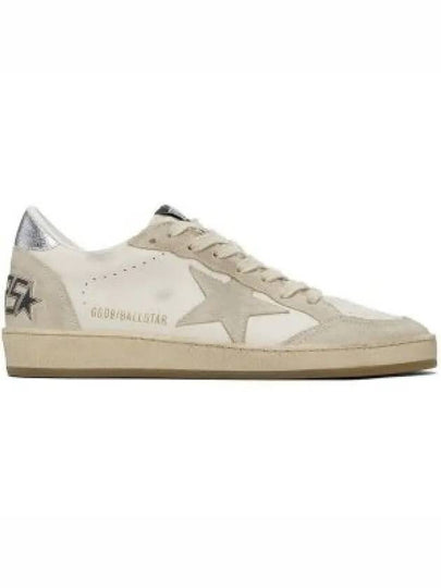 Ball Star Low Top Sneakers Grey White - GOLDEN GOOSE - BALAAN 2