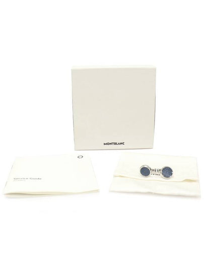 112904 Blue Lacquer Meisterst ck Cuff Links - MONTBLANC - BALAAN 2