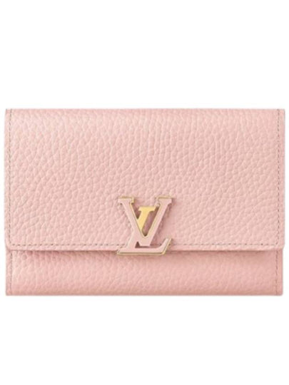 Capucines Compact Half Wallet Rose Jasmin - LOUIS VUITTON - BALAAN 2