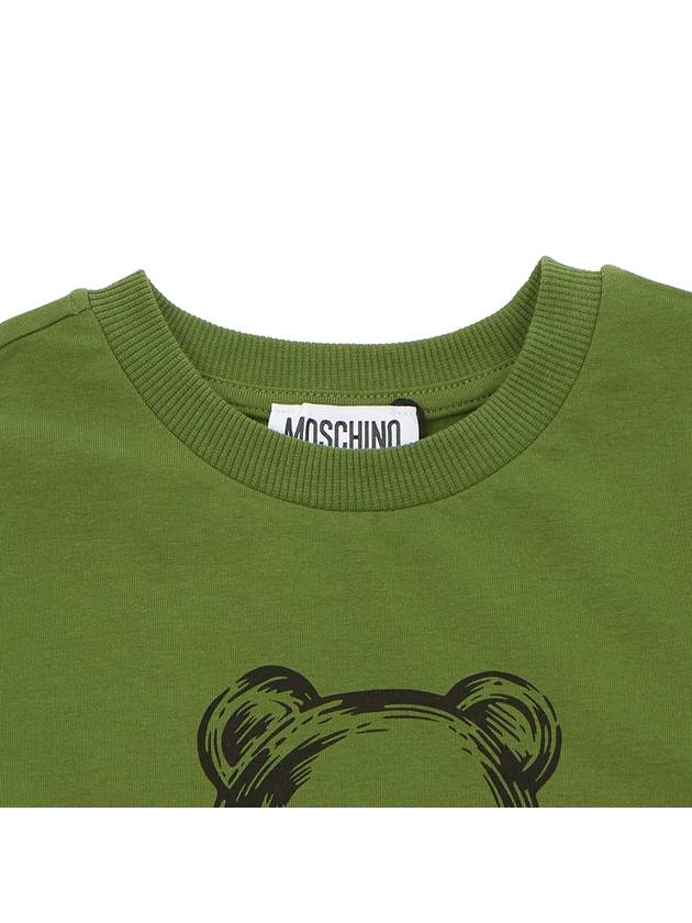 Kids short sleeved t shirt HRM03T LBA33 30208 Adults can wear - MOSCHINO - BALAAN 3