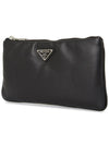 Leather Pouch Black - PRADA - BALAAN 3